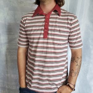 Vintage Stripped Polo Shirt